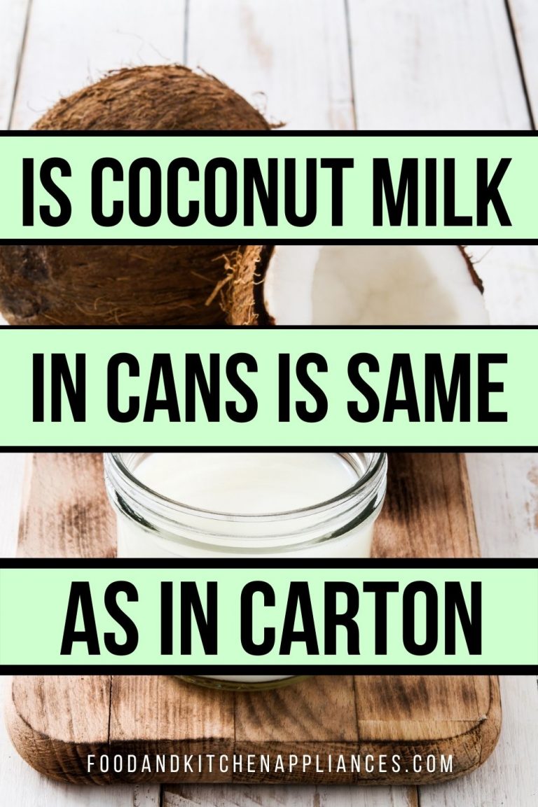 Is coconut milk in the can the same as the carton ...