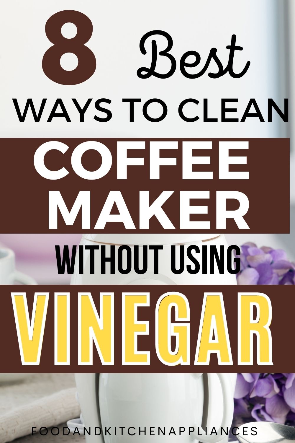 How to clean a coffee maker without vinegar? The best methods