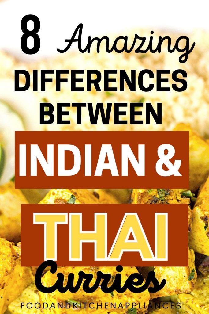 difference between Indian and Thai curry
