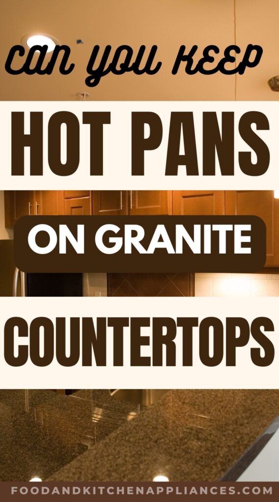 Can you put hot pans on granite countertops