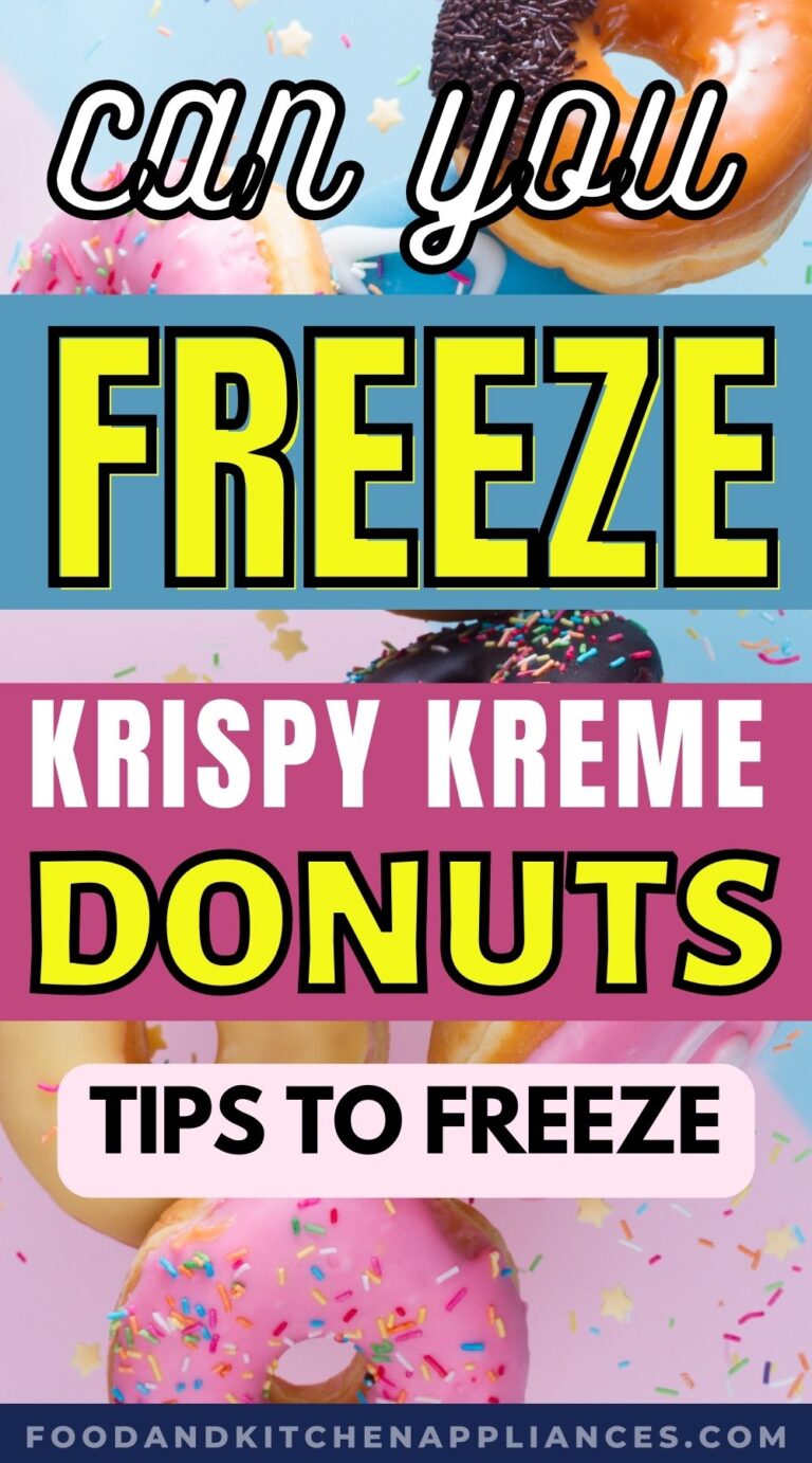 Can you freeze Krispy Kreme donuts? How long they can be frozen