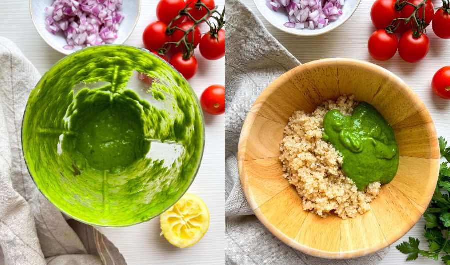 Amazing Avocado Green Goddess Quinoa Healthy Recipe