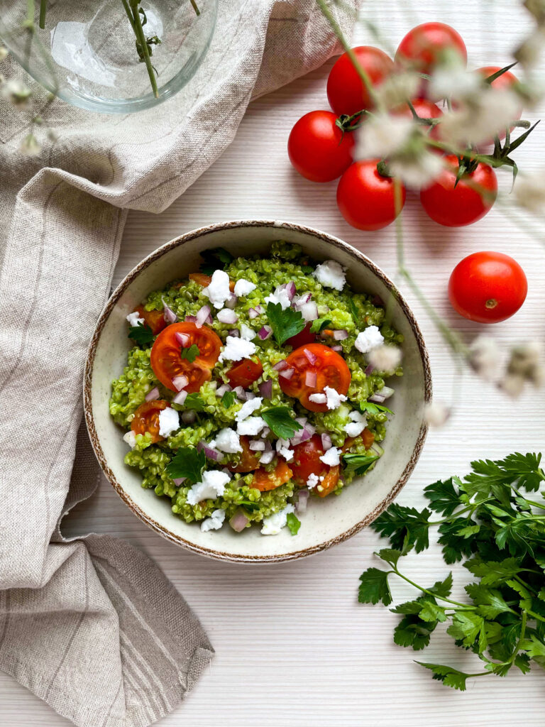 Amazing Avocado Green Goddess Quinoa Healthy Recipe