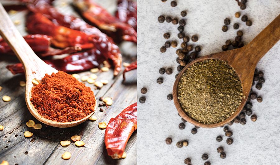 Chili and black pepper can be best garlic salt substitutes 