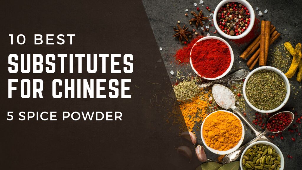 Substitutes for chinese 5 spice