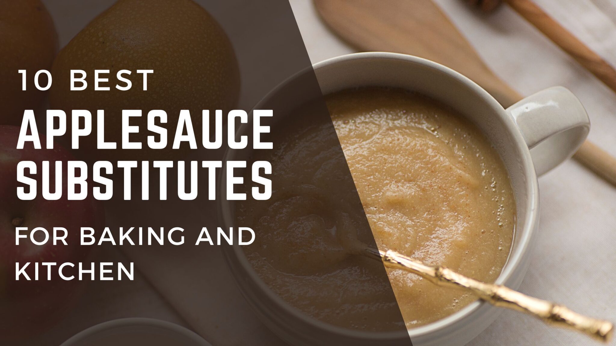 Best Applesauce Substitutes for Baking & Cooking FOODANDKITCHENAPPLIANCES