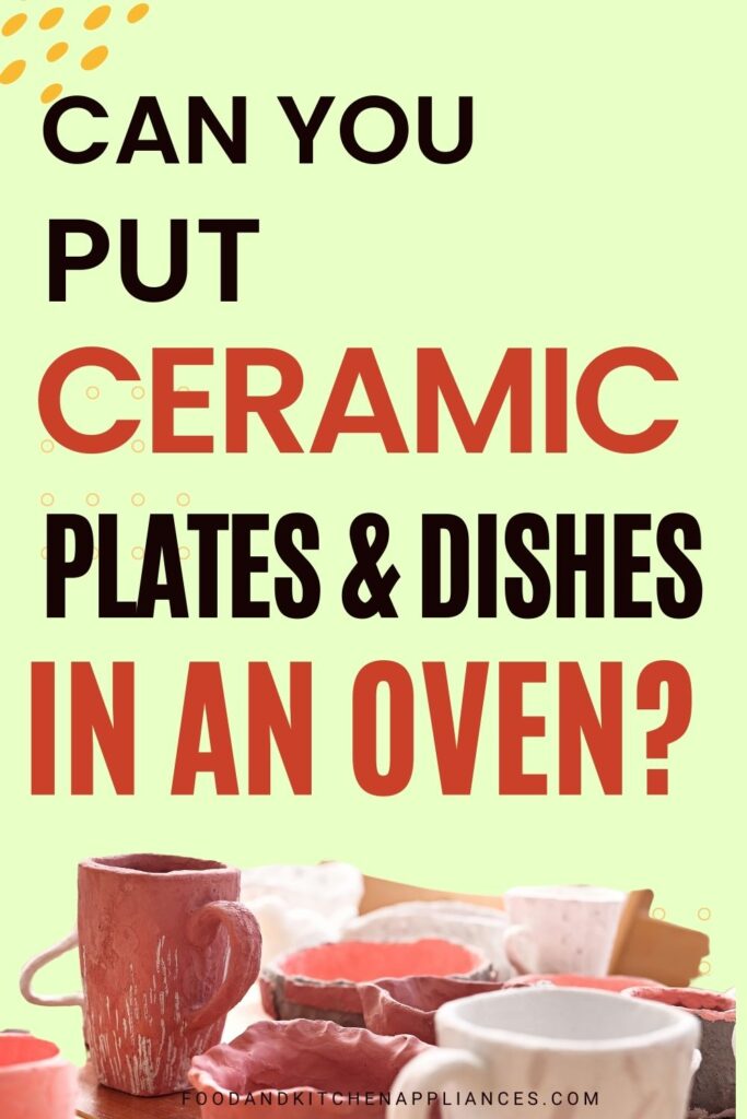 can a ceramic go in the oven