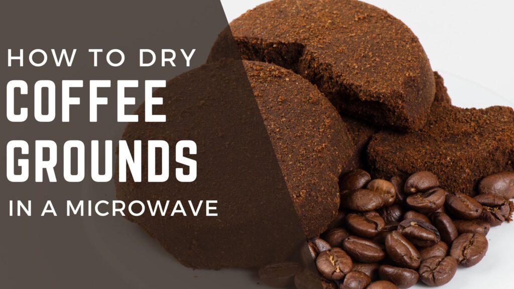 How to dry coffee grounds in microwave?