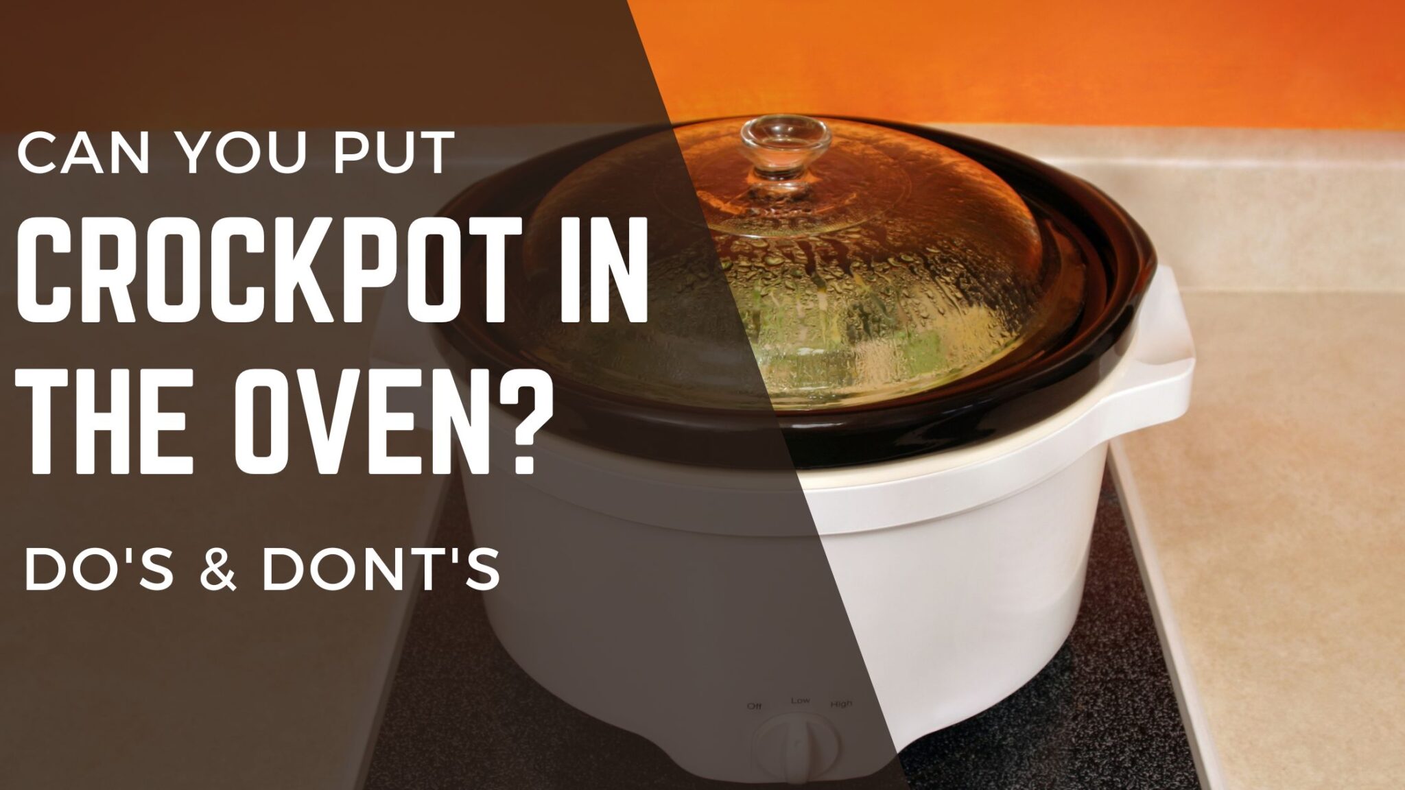Can you put a crockpot in an oven? FOODANDKITCHENAPPLIANCES