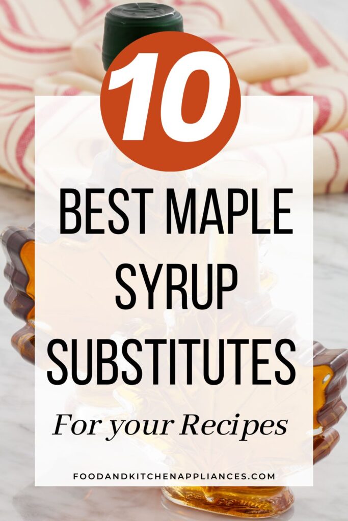 maple syrup substitutes