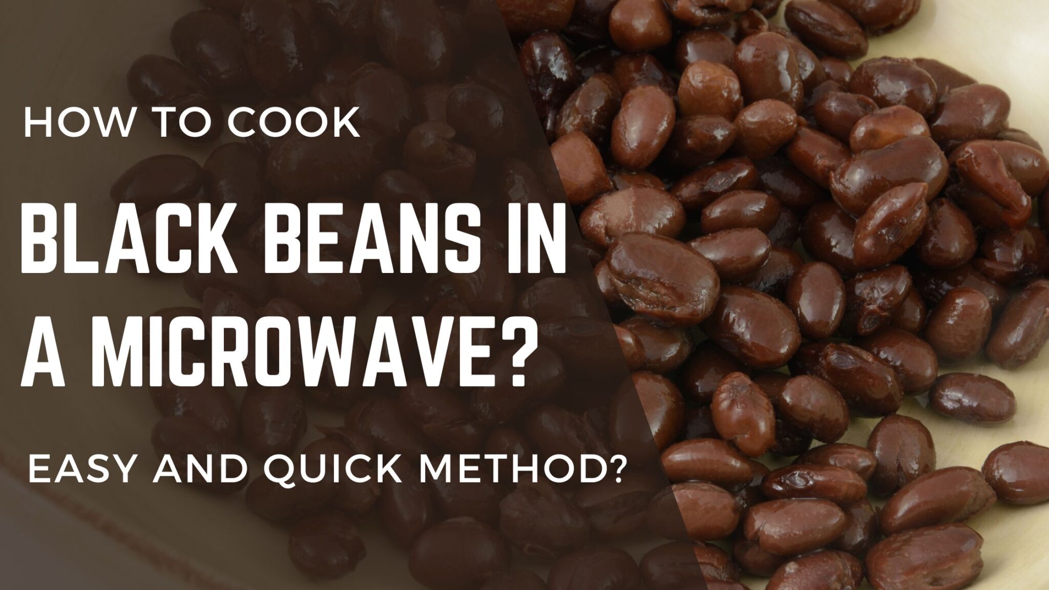 How to Cook Canned Black Beans in Microwave? FOODANDKITCHENAPPLIANCES