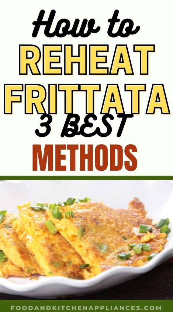 How to reheat frozen frittata