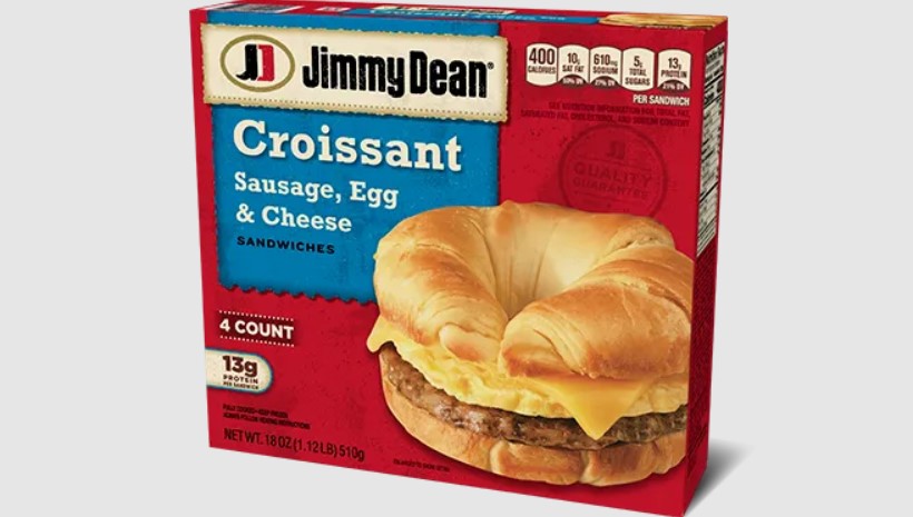 microwave Jimmy dean croissant
