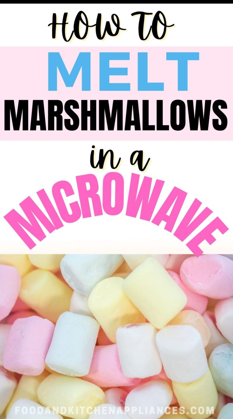 How to Melt Marshmallows in a Microwave? A Quick Guide FOODANDKITCHENAPPLIANCES