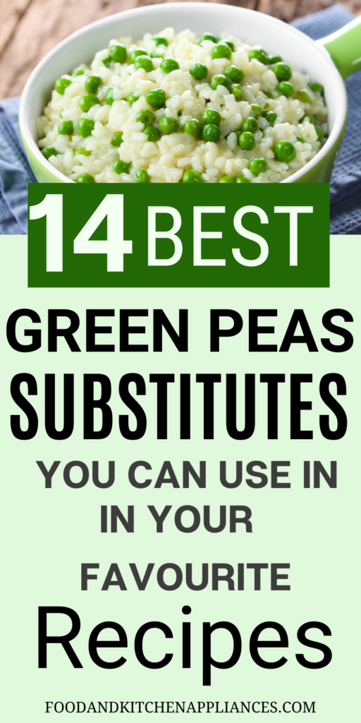 green peas substitutes