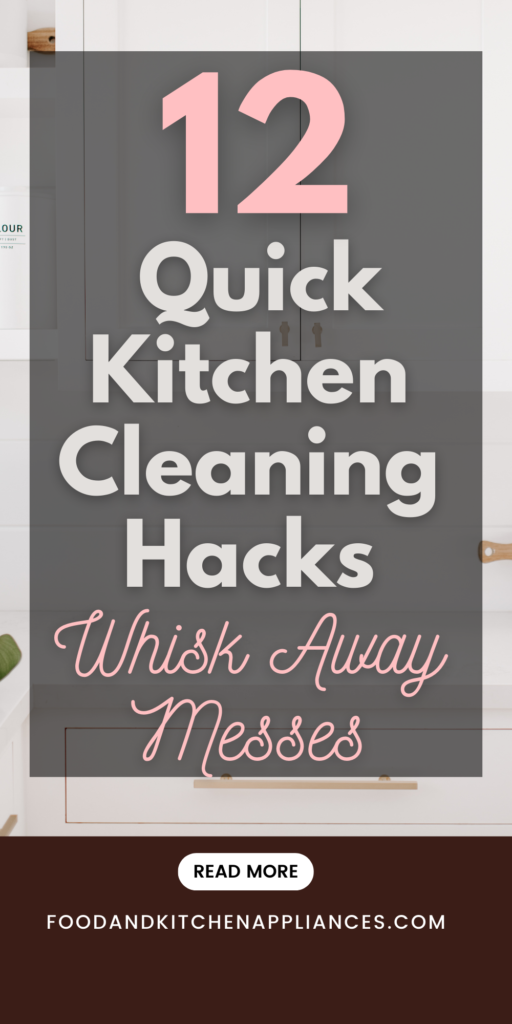 quick and easy kitchen cleaning hacks